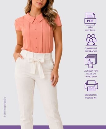 Molde PDF Blusa Gola Boneca- Código/0069